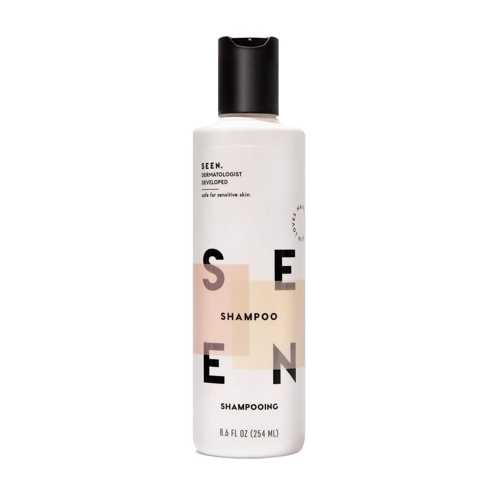 SEEN Shampoo - Scented - Non-Comedogenic Hair Shampoo- Dermatologist-Developed - Safe for Sensitive & Acne Prone Skin