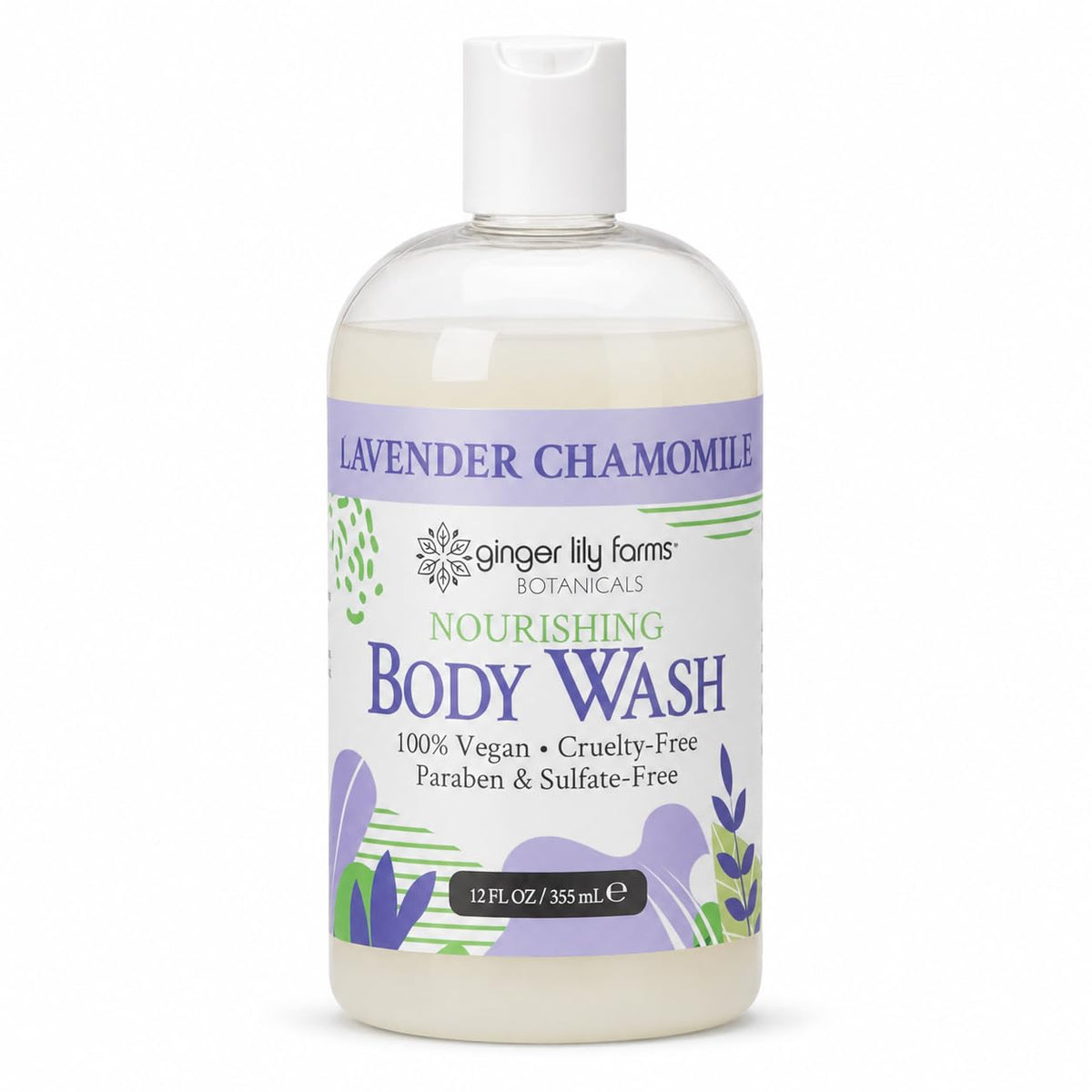 Ginger Lily Farms Botanicals Body Wash, 128oz, Island Tranquility