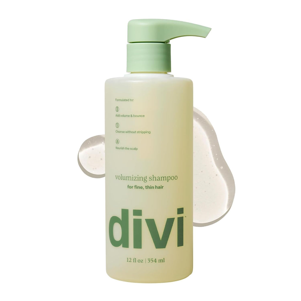 divi Volumizing Shampoo for Fine, Thin Hair with Postbiotics | 12 fl oz
