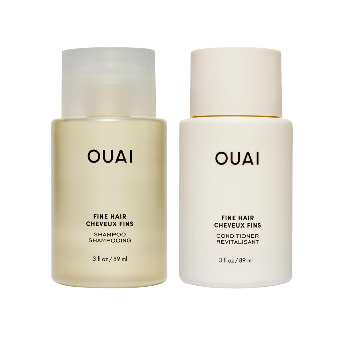 OUAI Fine Shampoo and Conditioner Set (10 Fl Oz)