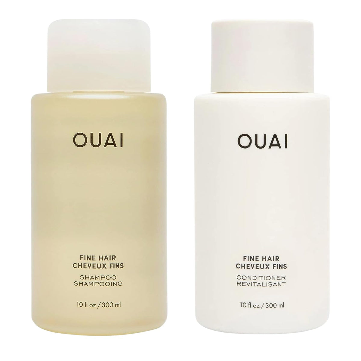 OUAI Fine Shampoo and Conditioner Set (10 Fl Oz)