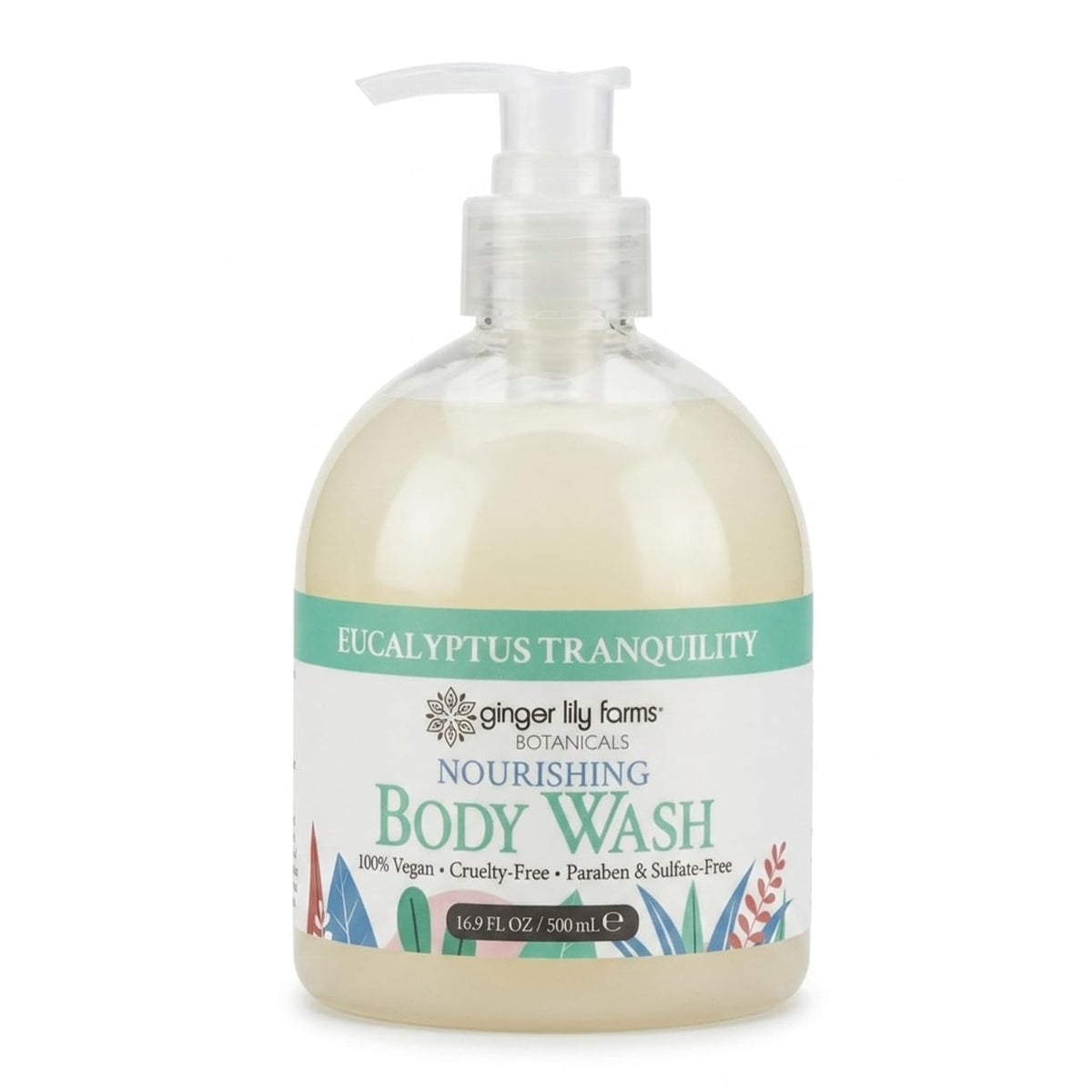 Ginger Lily Farms Botanicals Body Wash, 128oz, Island Tranquility