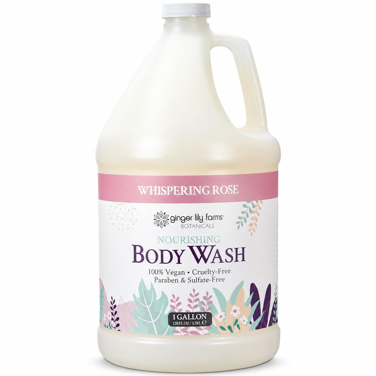Ginger Lily Farms Botanicals Body Wash, 128oz, Island Tranquility