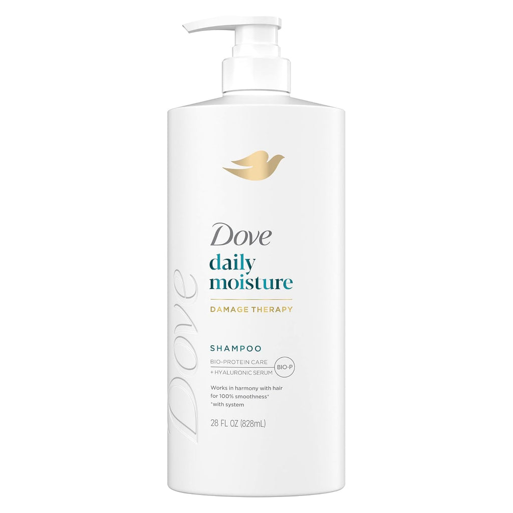 Dove Daily Moisture Shampoo with Bio-Protein Hair Care Technology, 28 Fl Oz