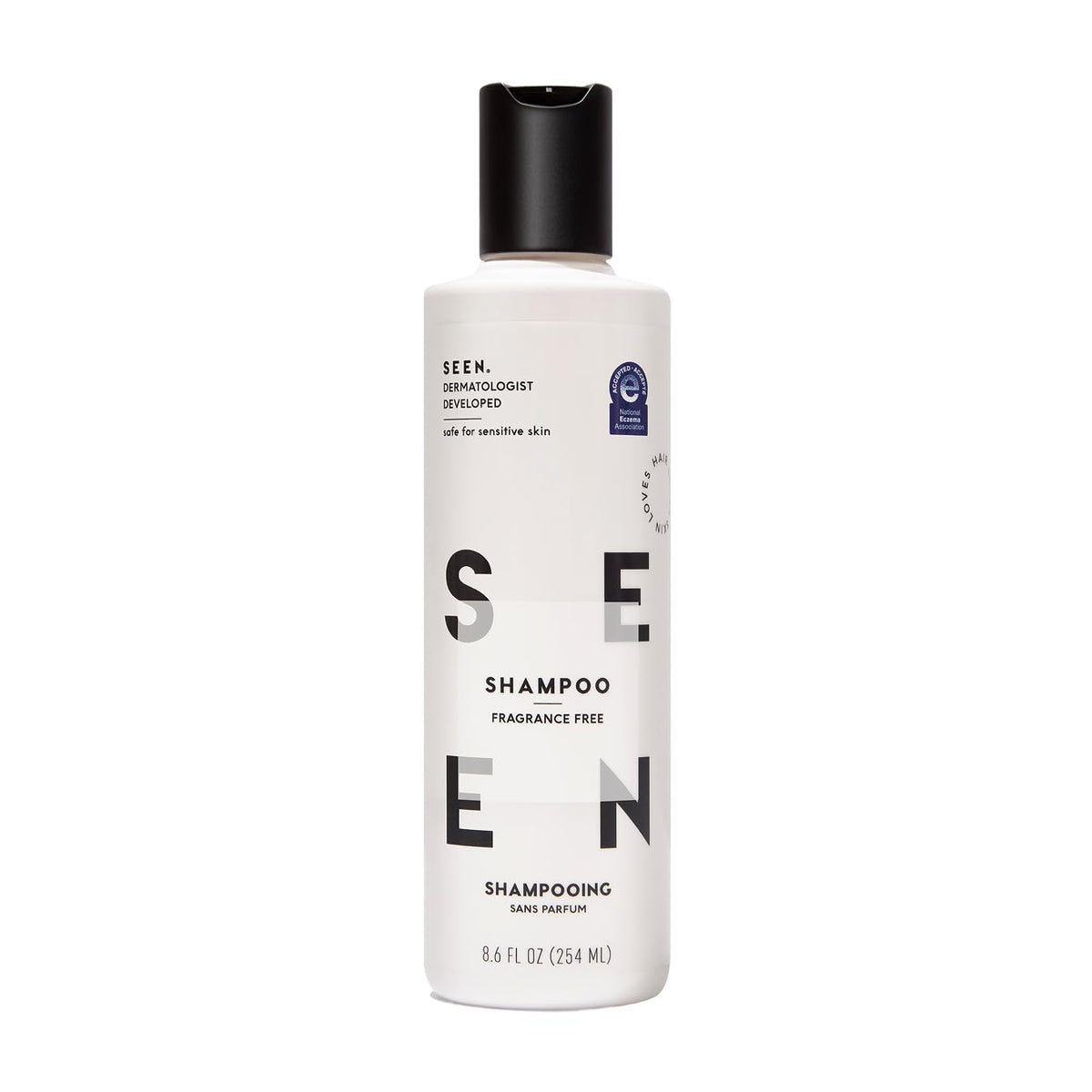 SEEN Shampoo - Scented - Non-Comedogenic Hair Shampoo- Dermatologist-Developed - Safe for Sensitive & Acne Prone Skin