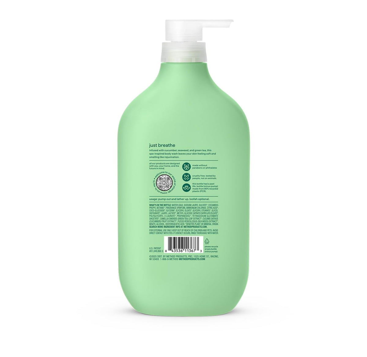 method Body Wash, Daily Zen, 28 fl oz