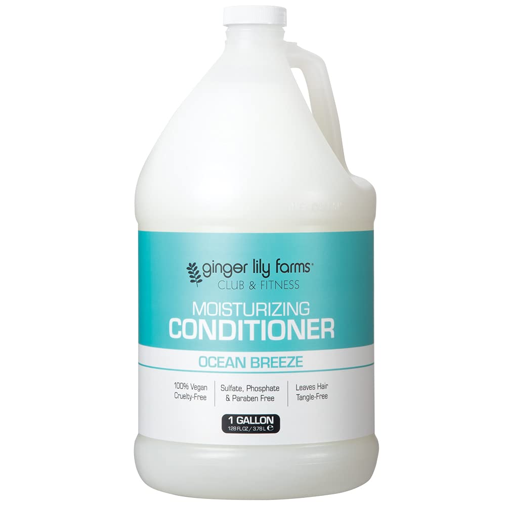 Ginger Lily Farms Club & Fitness Conditioner, 128oz, Aloe Vera