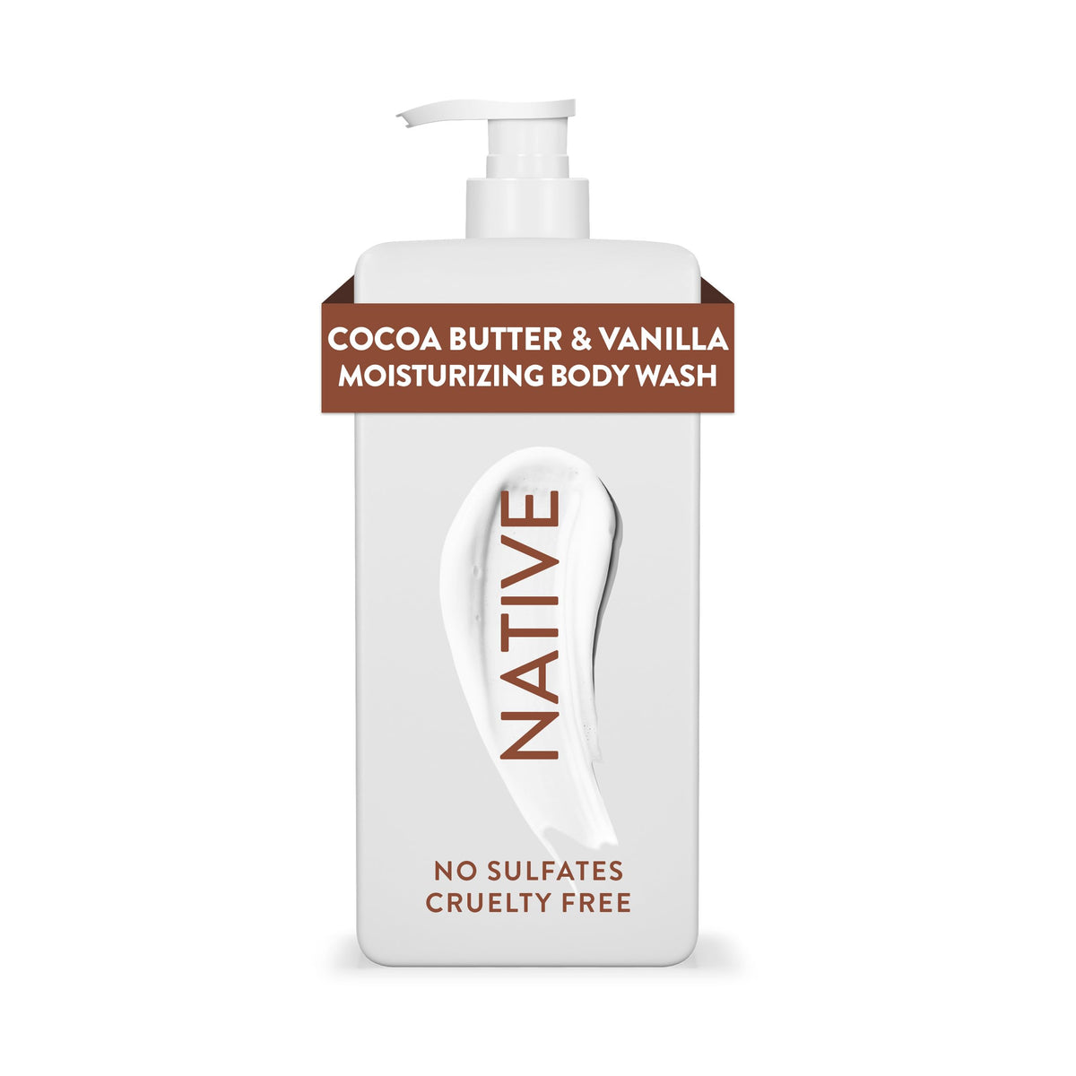Native Moisturizing Body Wash Contains Naturally Derived Ingredients | For Women & Men, Sulfate, Paraben, & Dye Free Leaving Skin Soft and Hydrated | Lemon Balm & Bamboo 18 oz