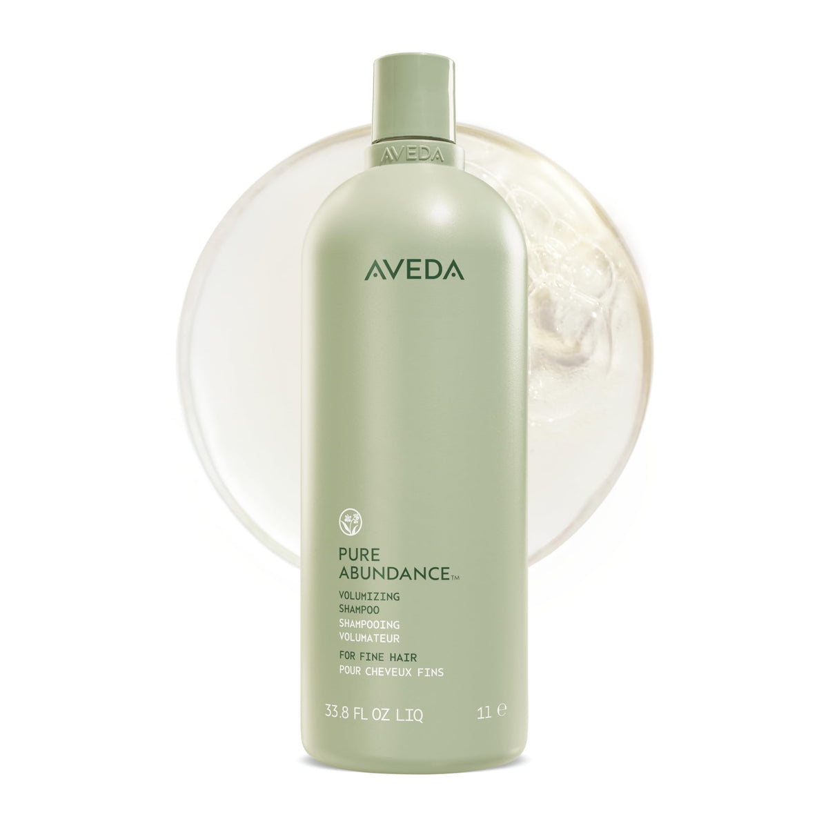 Aveda Pure Abundance Volumizing Shampoo | Shampoo For Fine Hair | Removes Product Build-Up And Excess Oil | 4X More Volume* | Notes of Jasmine, Peppermint, Pamarosa and Ylang Ylang