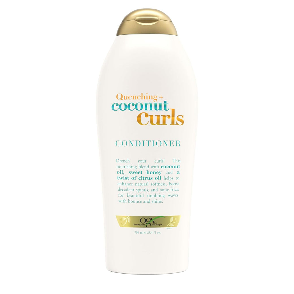 OGX Quenching + Coconut Curls Conditioner, 25.4 fl oz