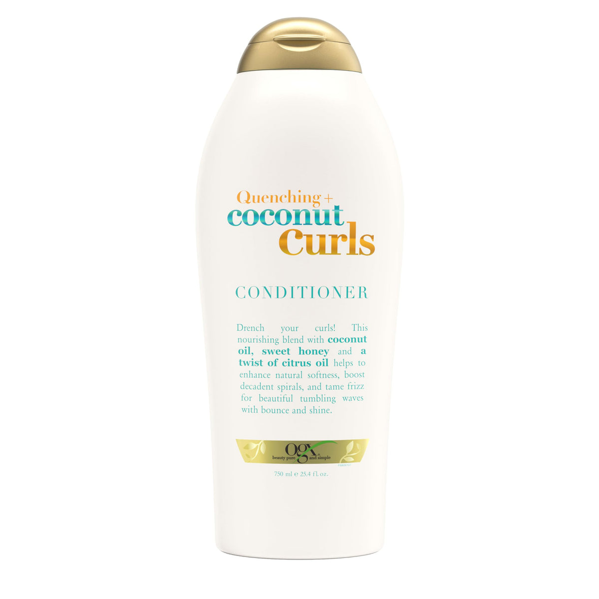 OGX Quenching + Coconut Curls Conditioner, 25.4 fl oz