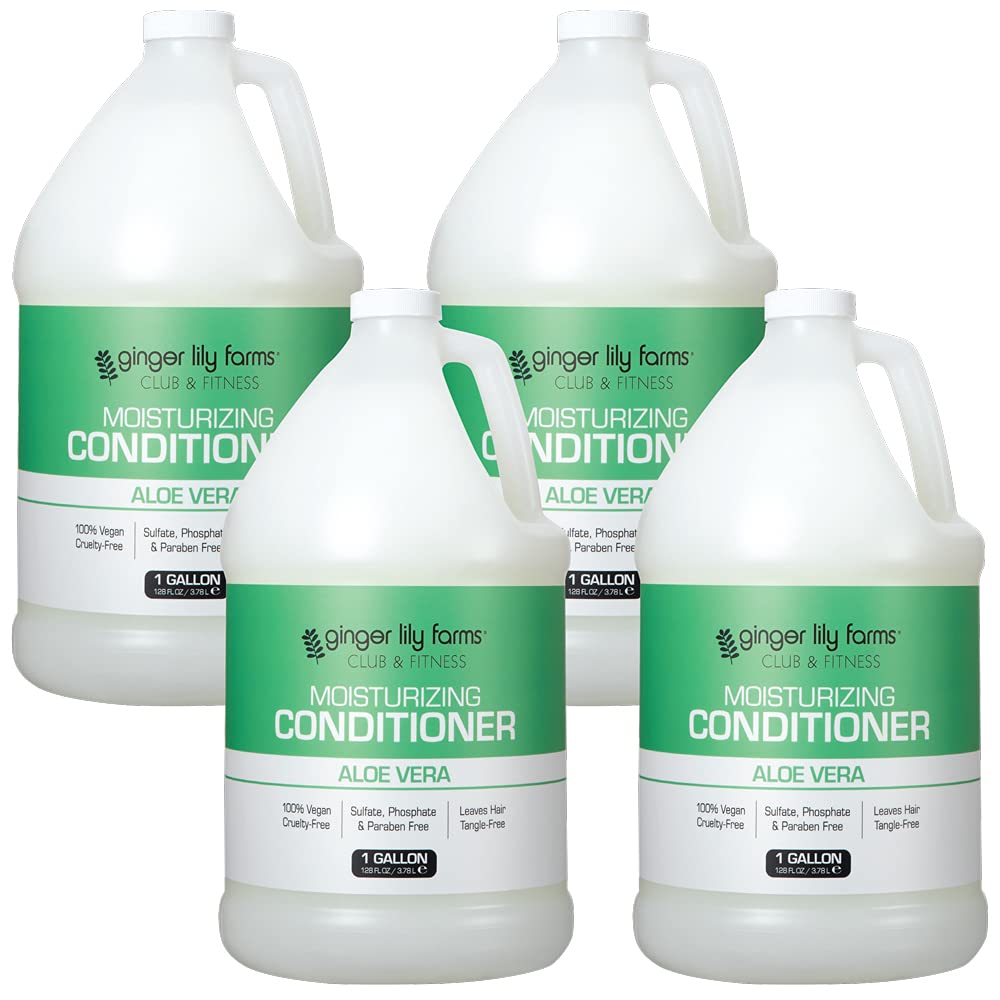 Ginger Lily Farms Club & Fitness Conditioner, 128oz, Aloe Vera