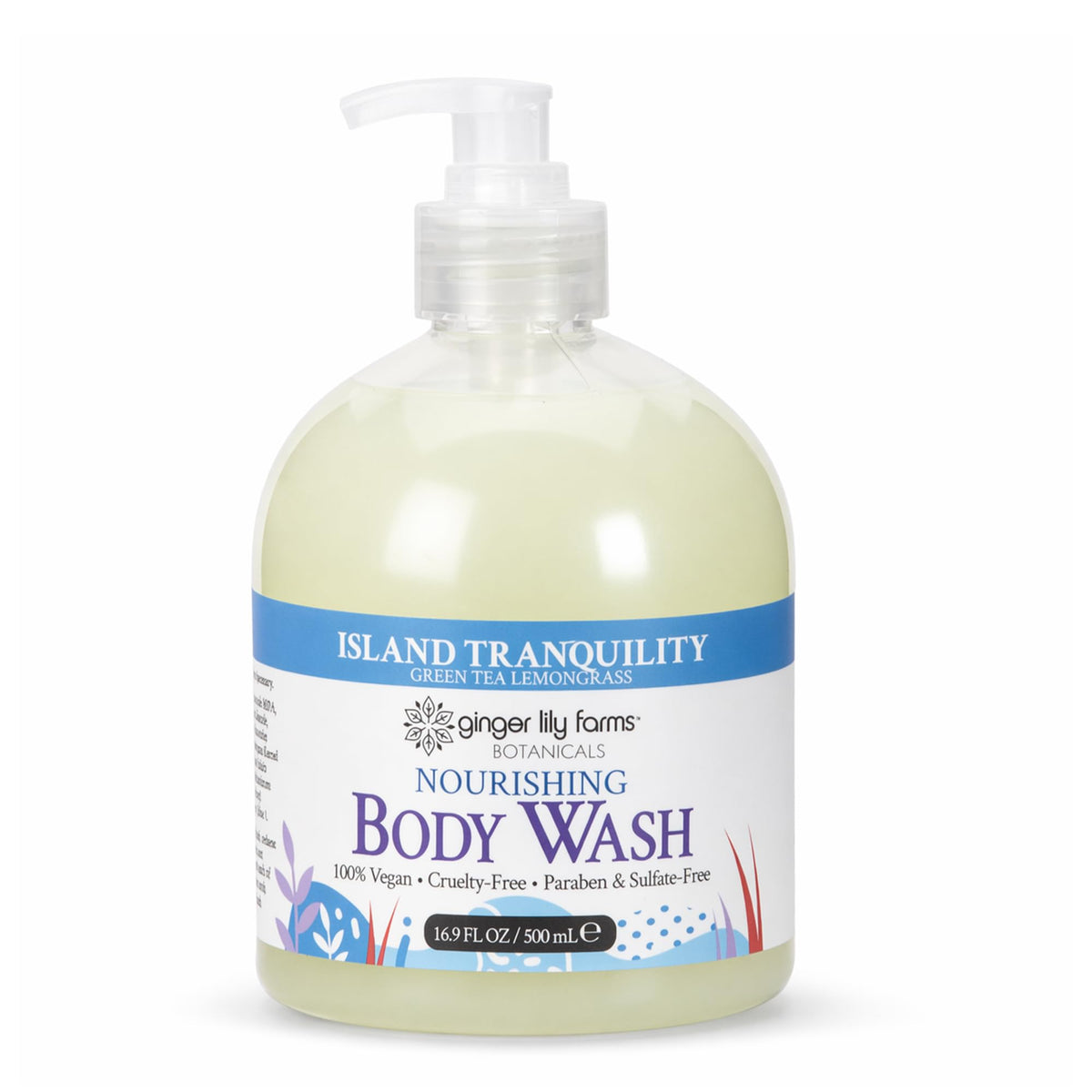Ginger Lily Farms Botanicals Body Wash, 128oz, Island Tranquility