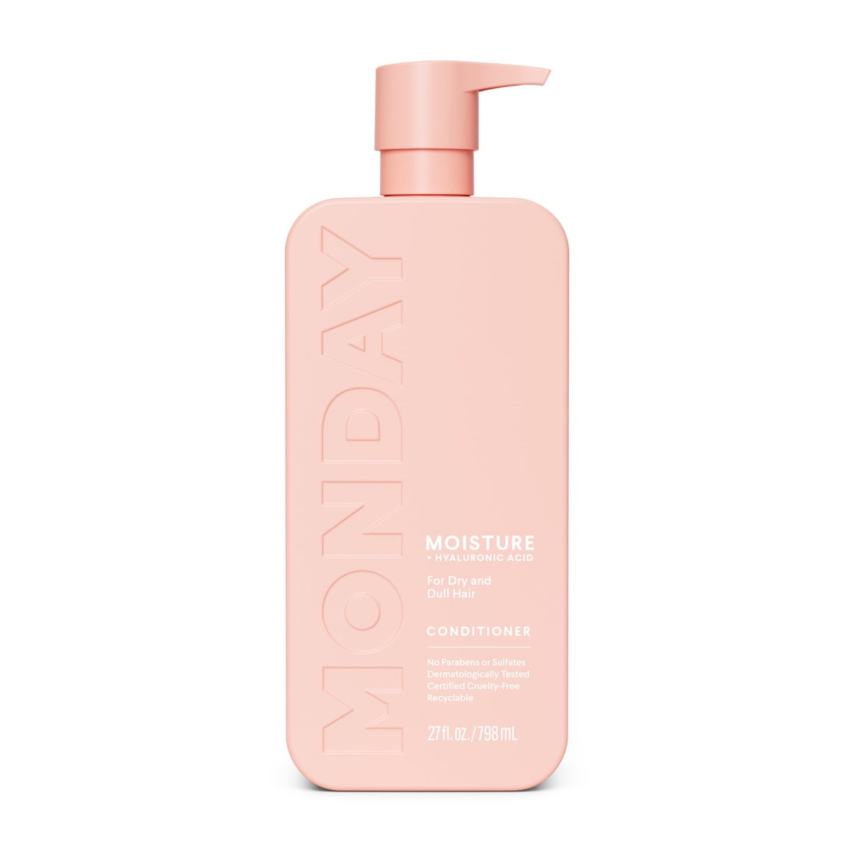 MONDAY Haircare MOISTURE Conditioner with Hyaluronic Acid, Coconut Oil & Shea Butter for Dry & Dull Hair 798 mL
