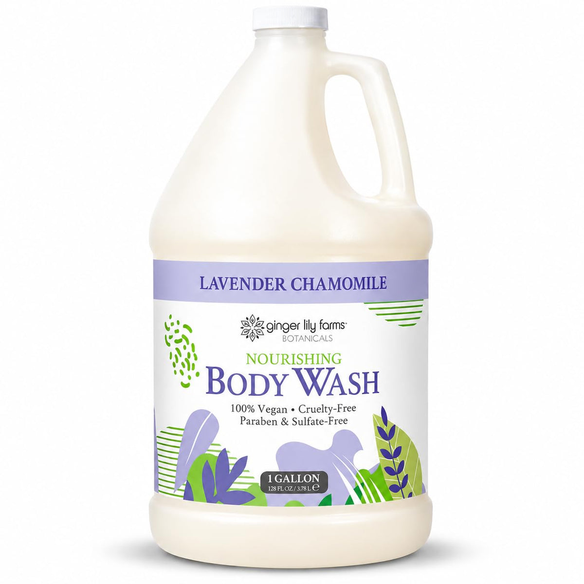 Ginger Lily Farms Botanicals Body Wash, 128oz, Island Tranquility