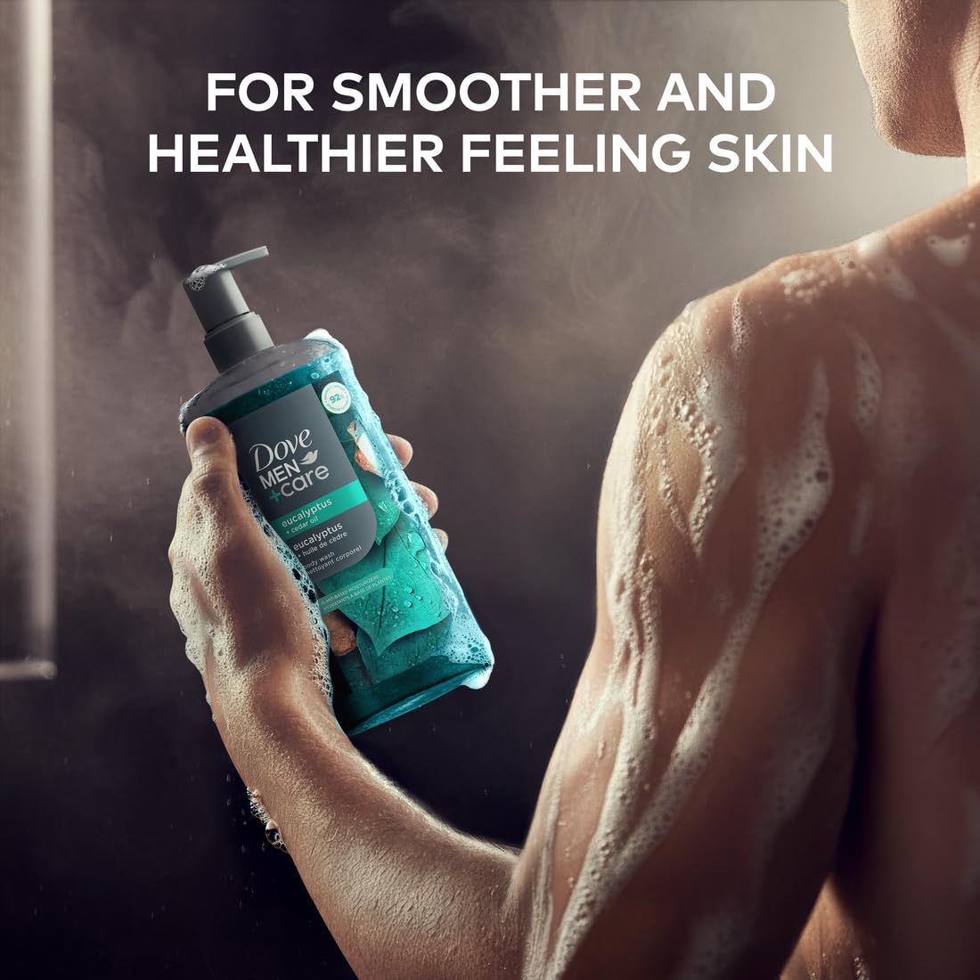 Dove Men Moisturizing Body Wash, Eucalyptus + Cedar Oil, 26oz