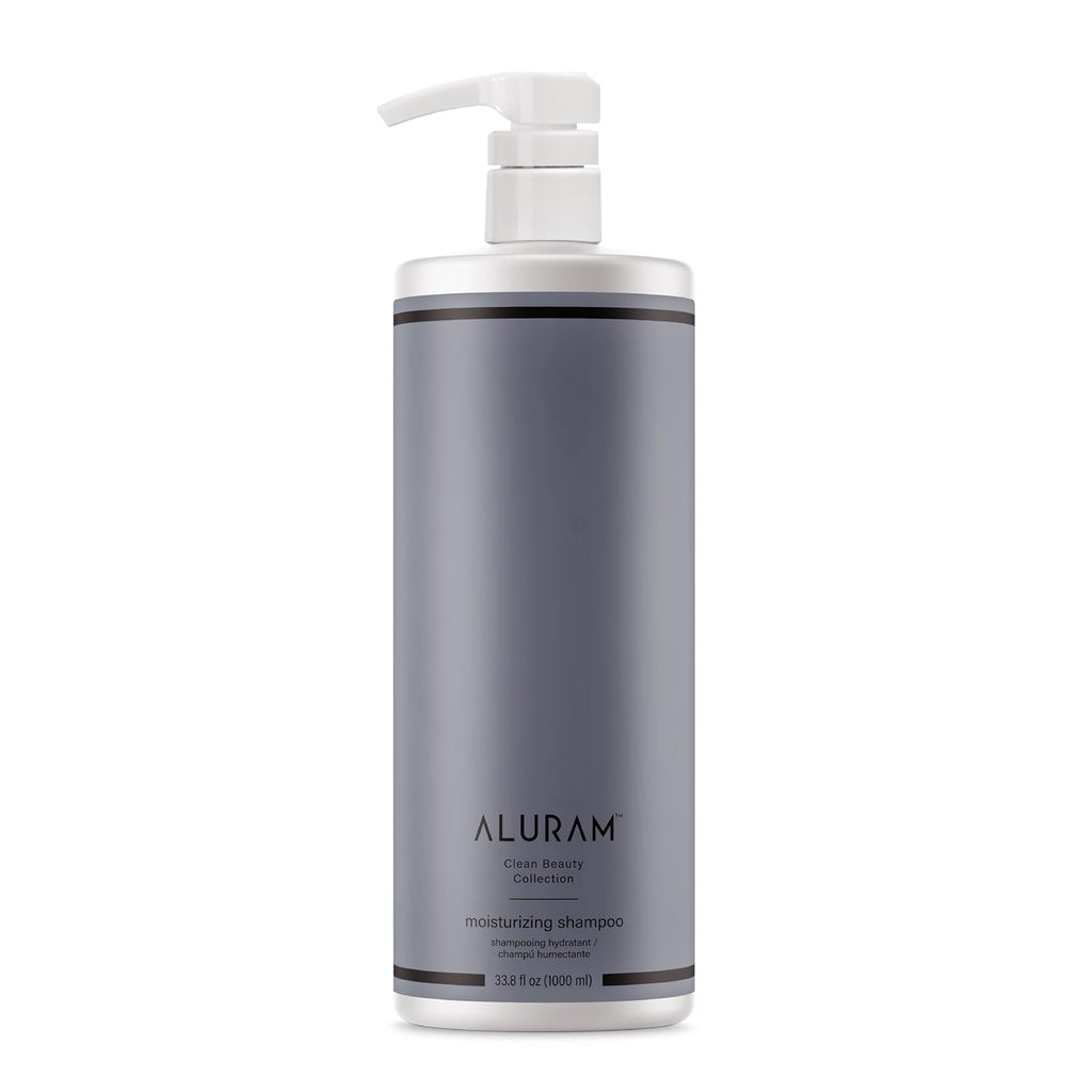 ALURAM Coconut Water Moisturizing Shampoo for Men and Women, Clean Hydration and Shine for Medium to Coarse Textured Hair, 33.8 Fl Oz