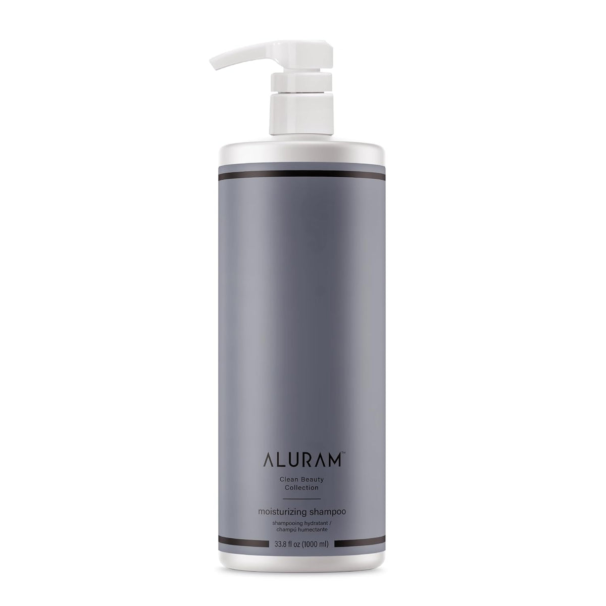 ALURAM Coconut Water Moisturizing Shampoo for Men and Women, Clean Hydration and Shine for Medium to Coarse Textured Hair, 33.8 Fl Oz