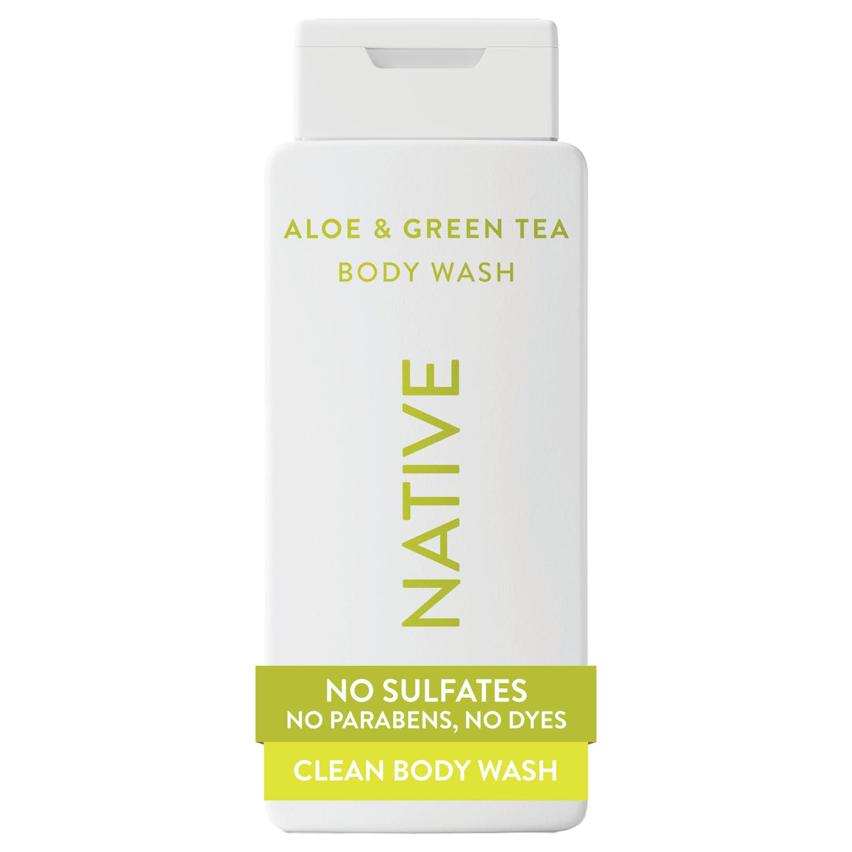 Native Clean Body Wash, Gentle & pH-balanced for Sensitive Skin, 24-Hr Freshness for Women & Men, Vegan & Cruelty-Free, Free of Sulfates, Parabens & Phthalates, Coconut & Vanilla, 18fl oz