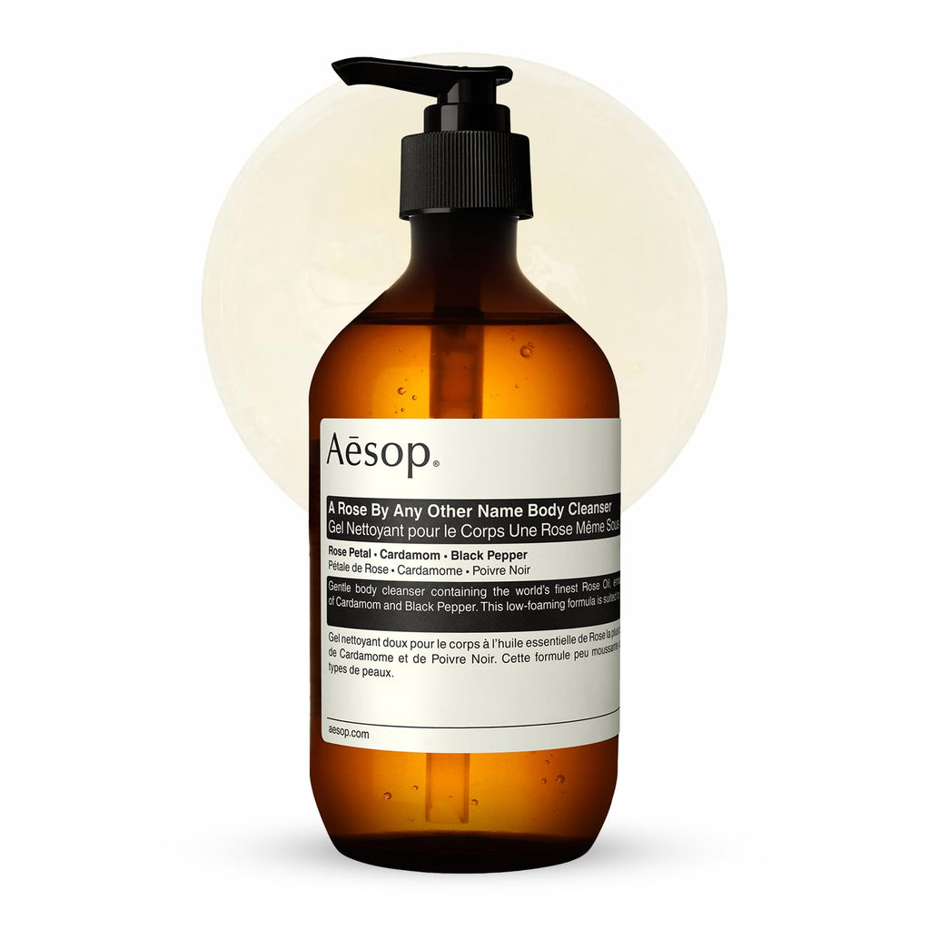 Aesop Geranium Leaf Body Cleanser | Gentle Shower Gel with Geranium, Mandarin and Bergamot Essential Oil Blend to Refresh & Balance Skin | 500 mL / 16.9 oz