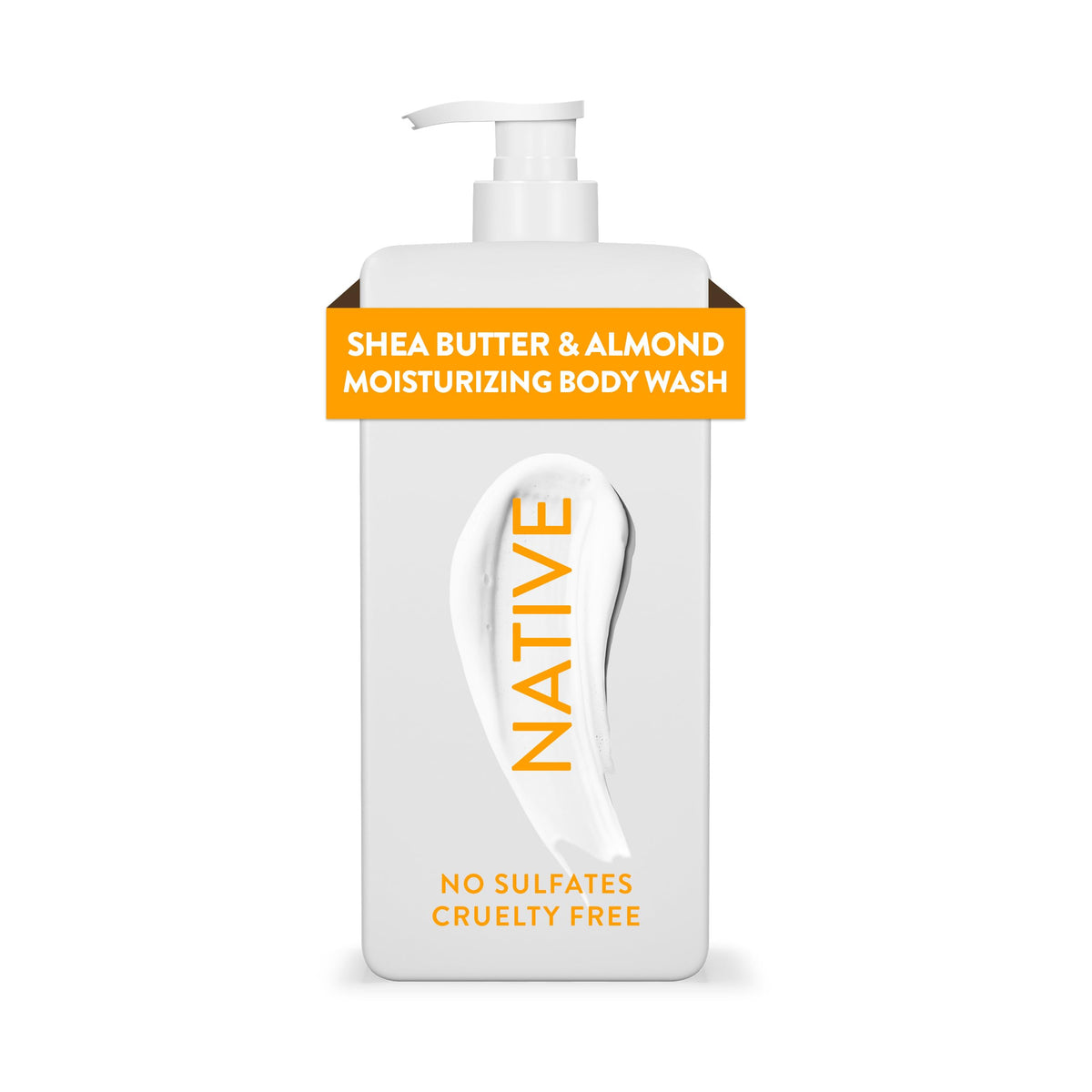 Native Moisturizing Body Wash Contains Naturally Derived Ingredients | For Women & Men, Sulfate, Paraben, & Dye Free Leaving Skin Soft and Hydrated | Lemon Balm & Bamboo 18 oz
