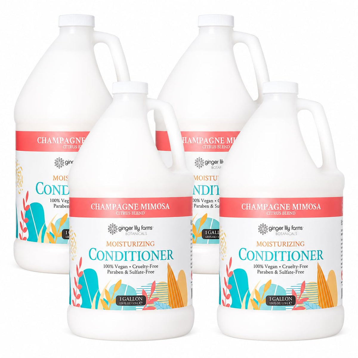 Ginger Lily Farms Botanicals Conditioner, 128oz, Coco Mango