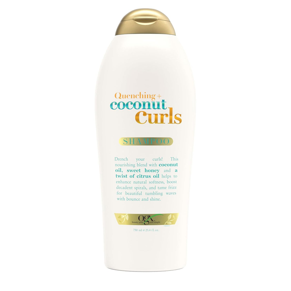 OGX Quenching + Coconut Curls Shampoo, 25.4 fl oz