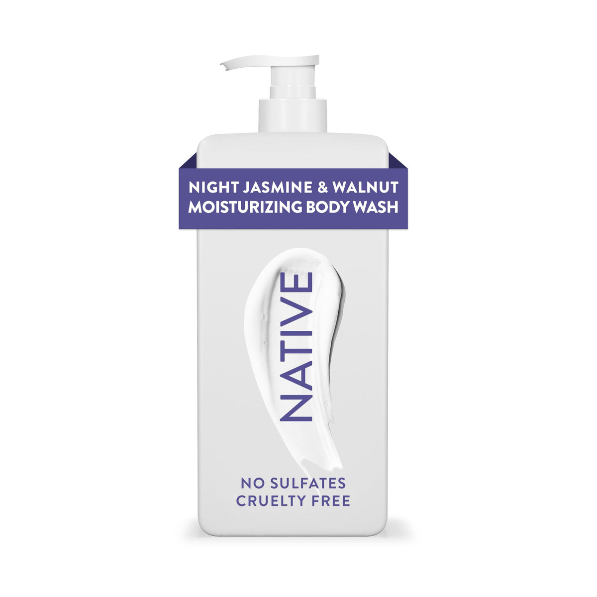 Native Moisturizing Body Wash Contains Naturally Derived Ingredients | For Women & Men, Sulfate, Paraben, & Dye Free Leaving Skin Soft and Hydrated | Lemon Balm & Bamboo 18 oz