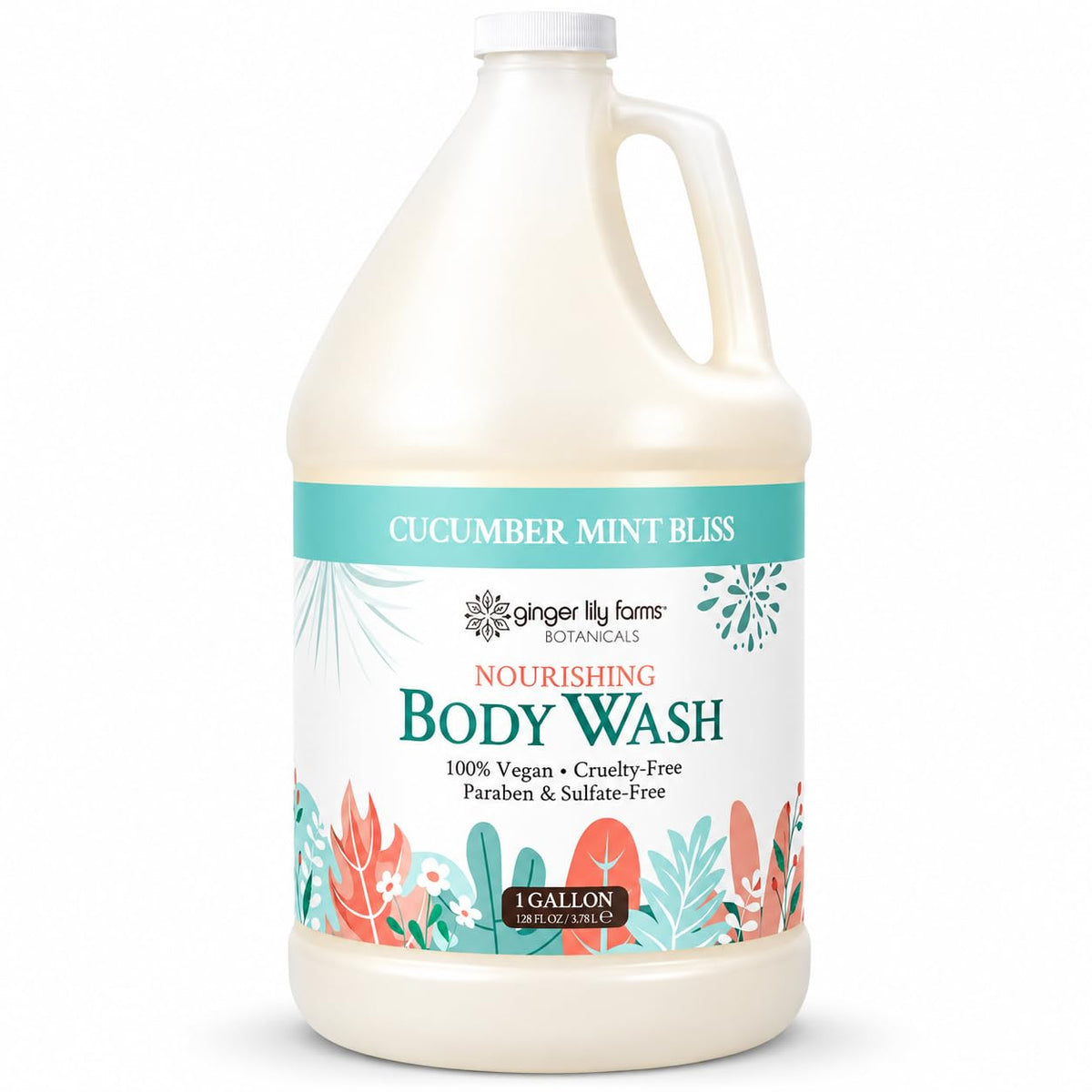 Ginger Lily Farms Botanicals Body Wash, 128oz, Island Tranquility
