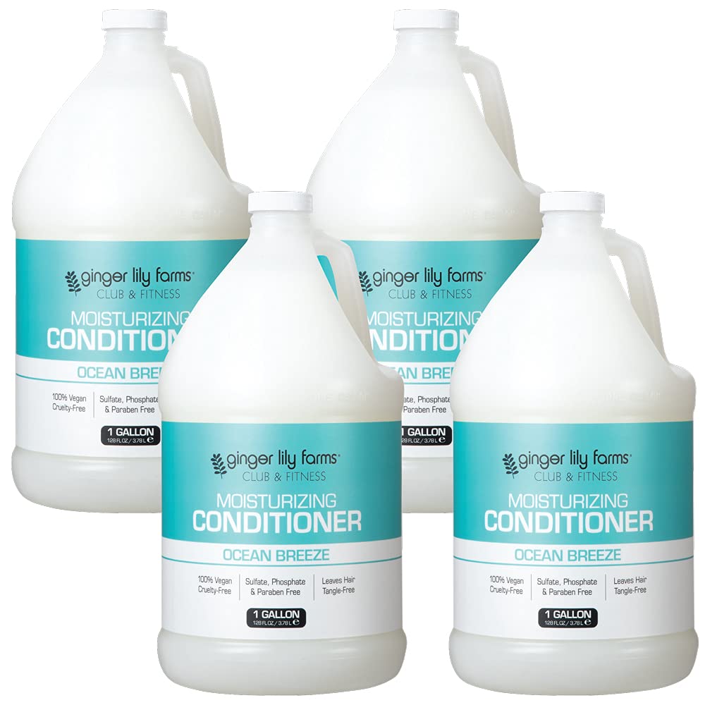 Ginger Lily Farms Club & Fitness Conditioner, 128oz, Aloe Vera