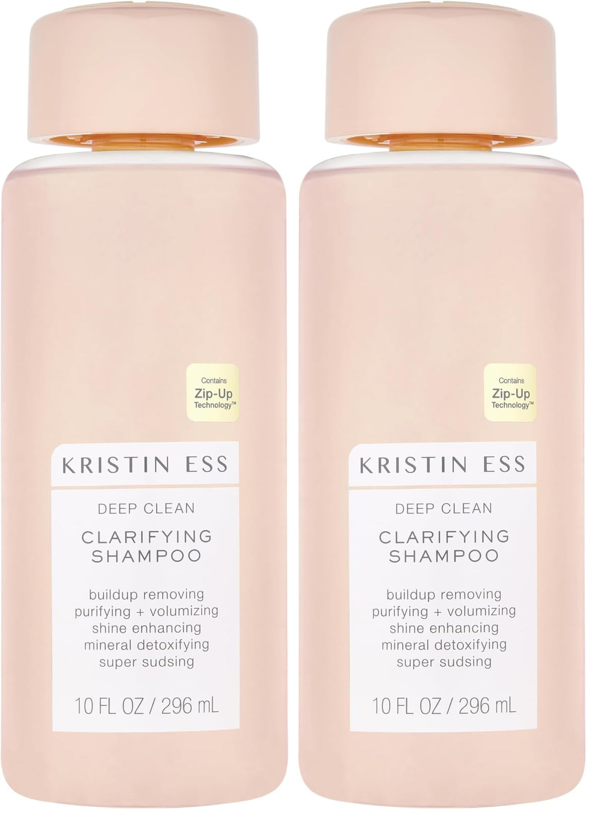 Kristin Ess Clarifying Shampoo for Build Up, Oily Hair & Hard Water, Detox Shampoo for Locs, Low Porosity, Thick, Thin, Curly & Color-Treated Hair | Vegan Weekly Cleansing Treatment, Pear Fragrance