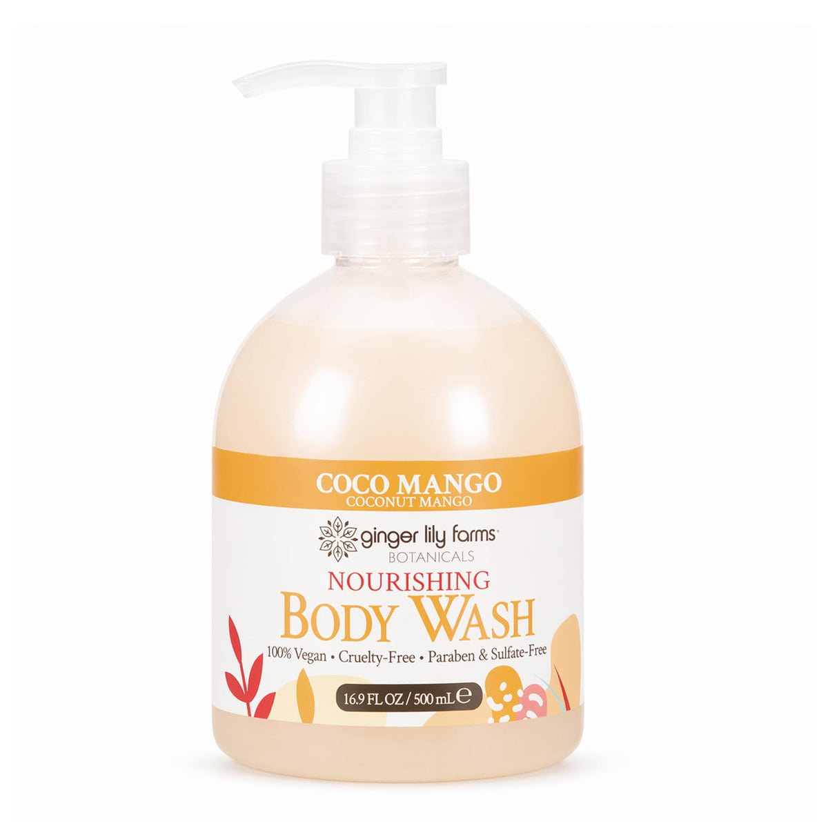 Ginger Lily Farms Botanicals Body Wash, 128oz, Island Tranquility