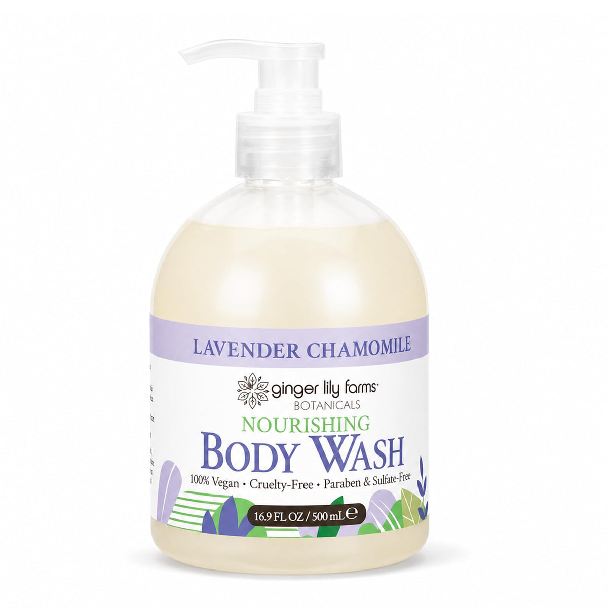 Ginger Lily Farms Botanicals Body Wash, 128oz, Island Tranquility
