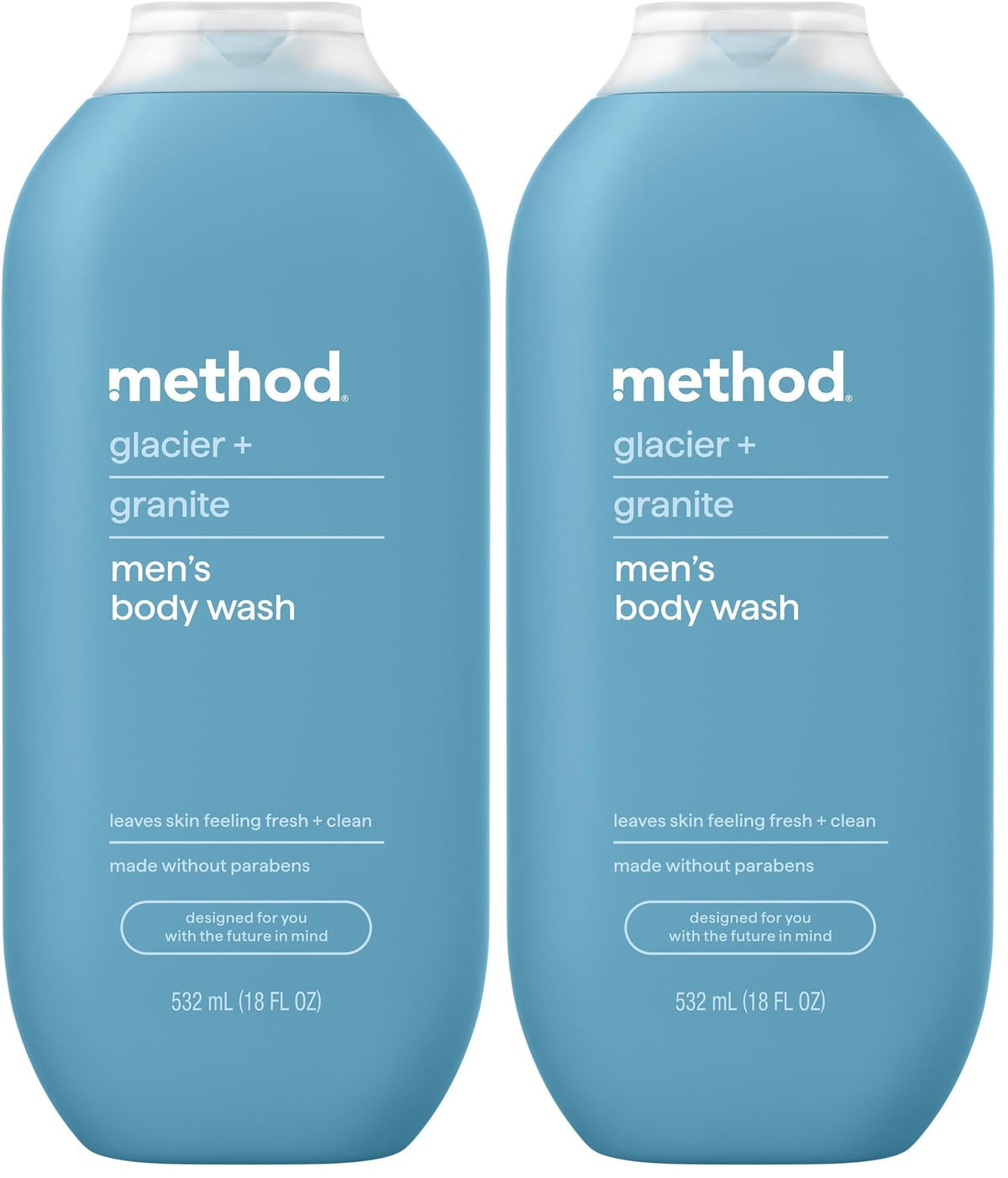 method Men’s Body Wash, Sea + Surf, 18 fl oz, 3 Pack
