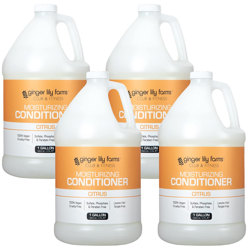 Ginger Lily Farms Club & Fitness Conditioner, 128oz, Aloe Vera
