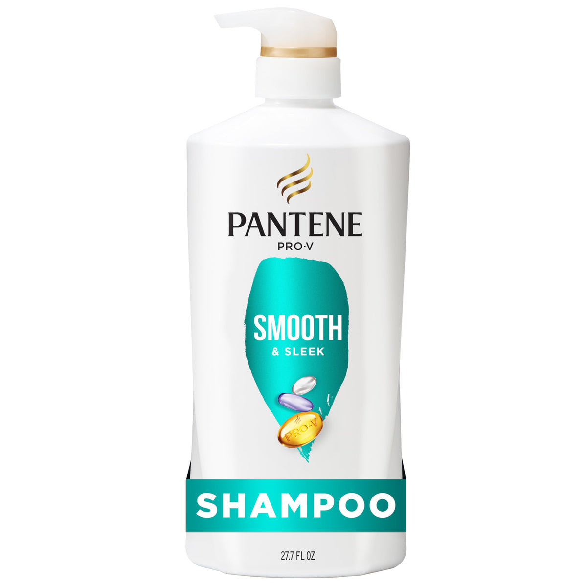 Pantene Shampoo, Daily Moisture Renewal - Pro-V Nutrients for Dry, Color-Treated, Straight to Curly Hair, 72-Hour Hydration & Softness, Paraben Free, Cleanses, Strengthens Bonds, 27.7 Fl Oz