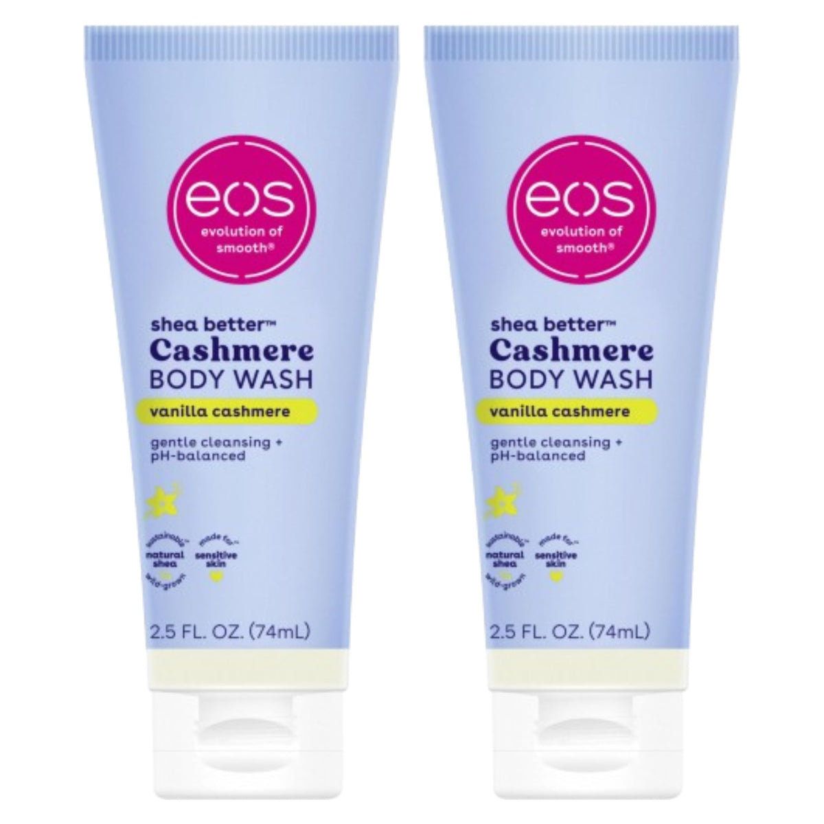 eos Cashmere Body Wash- Vanilla Cashmere, Creamy Gel with Shea Butter, 16 fl oz