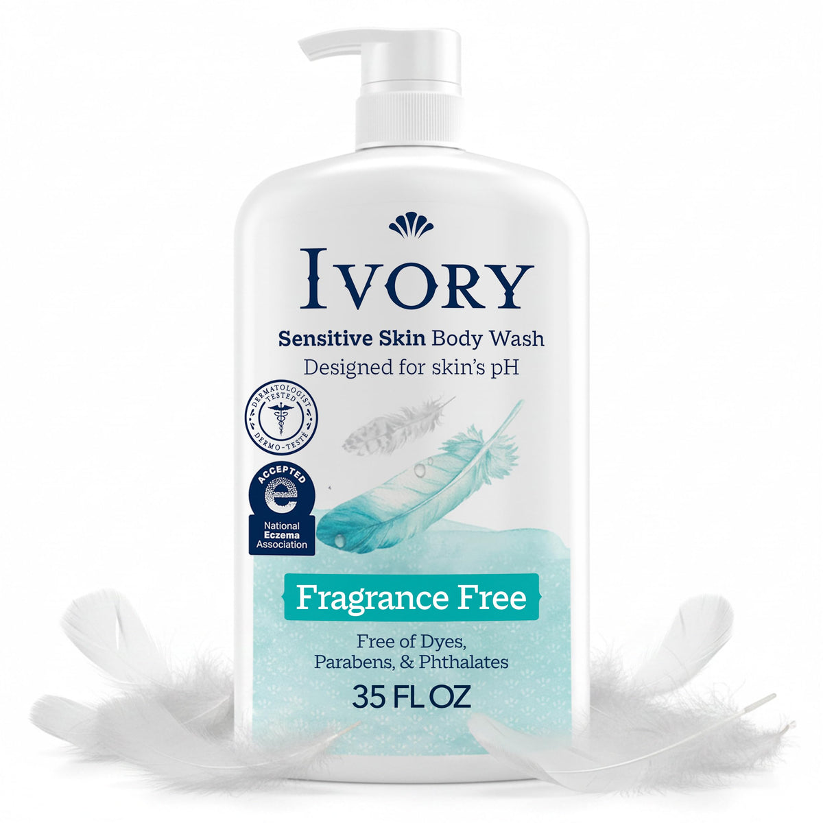 Ivory Body Wash Designed for the Whole Family, Honey Scent, 35 oz