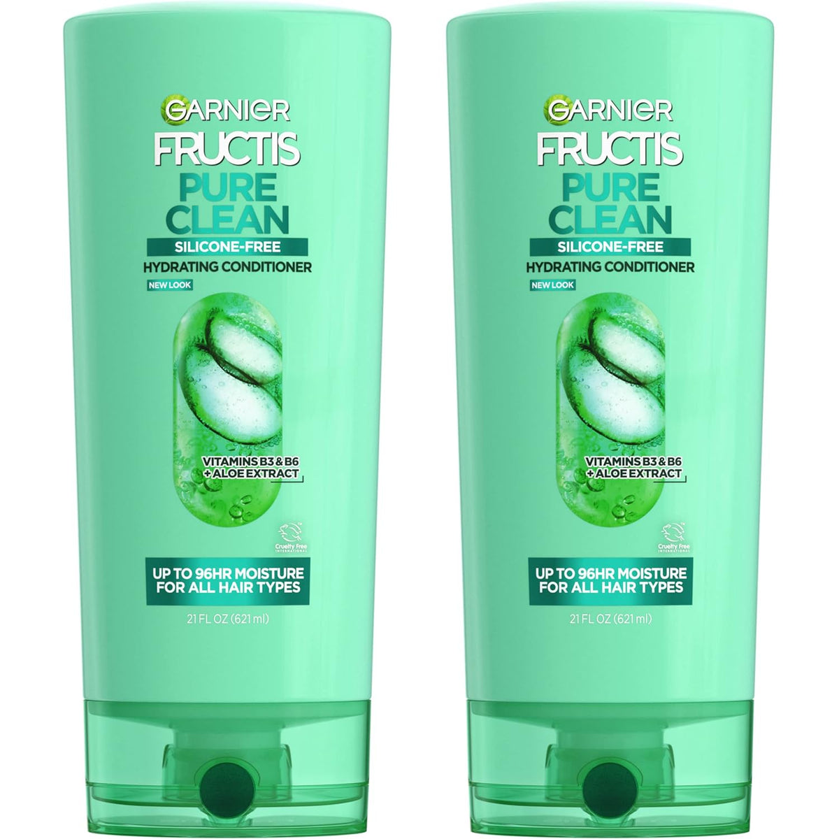 Garnier Fructis Pure Clean Hydrating Conditioner, 12 Fl Oz, 3 Count (Packaging May Vary)