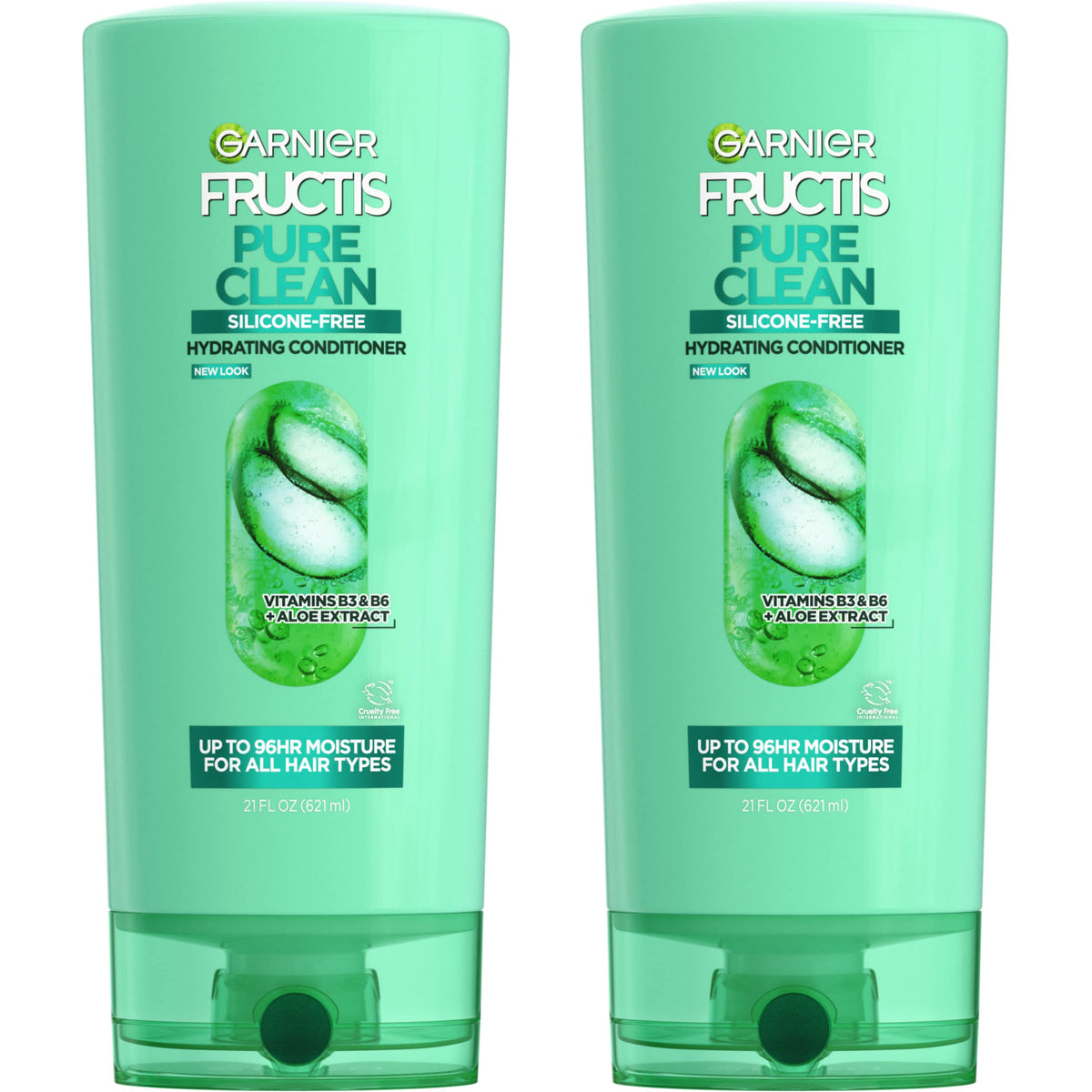 Garnier Fructis Pure Clean Hydrating Conditioner, 12 Fl Oz, 3 Count (Packaging May Vary)