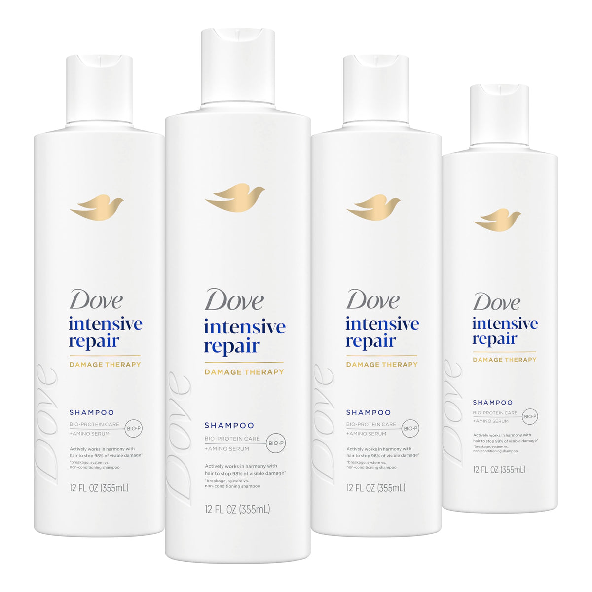 Dove Shampoo Intensive Repair for Damaged Hair with Bio-Protein, 28 Fl Oz