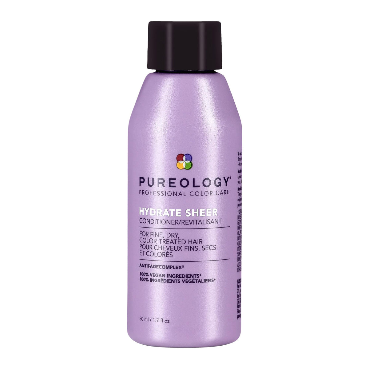 Pureology Hydrate Sheer Conditioner - Lightweight Hydrating Conditioner For Fine or Dry Color-Treated Hair, Silicone-Free & Vegan
