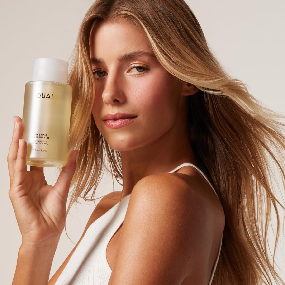 OUAI Fine Hair Shampoo - Biotin Thickening Shampoo for Thin Hair (10 Fl Oz)