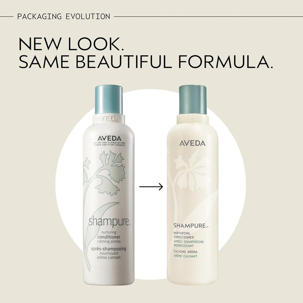 Aveda Shampure Nurturing Conditioner for Fine to Medium Hair | Lightweight Formula Detangles and Adds Shine | Calming Aroma of Lavender & Ylang Ylang | 98% Naturally Derived*