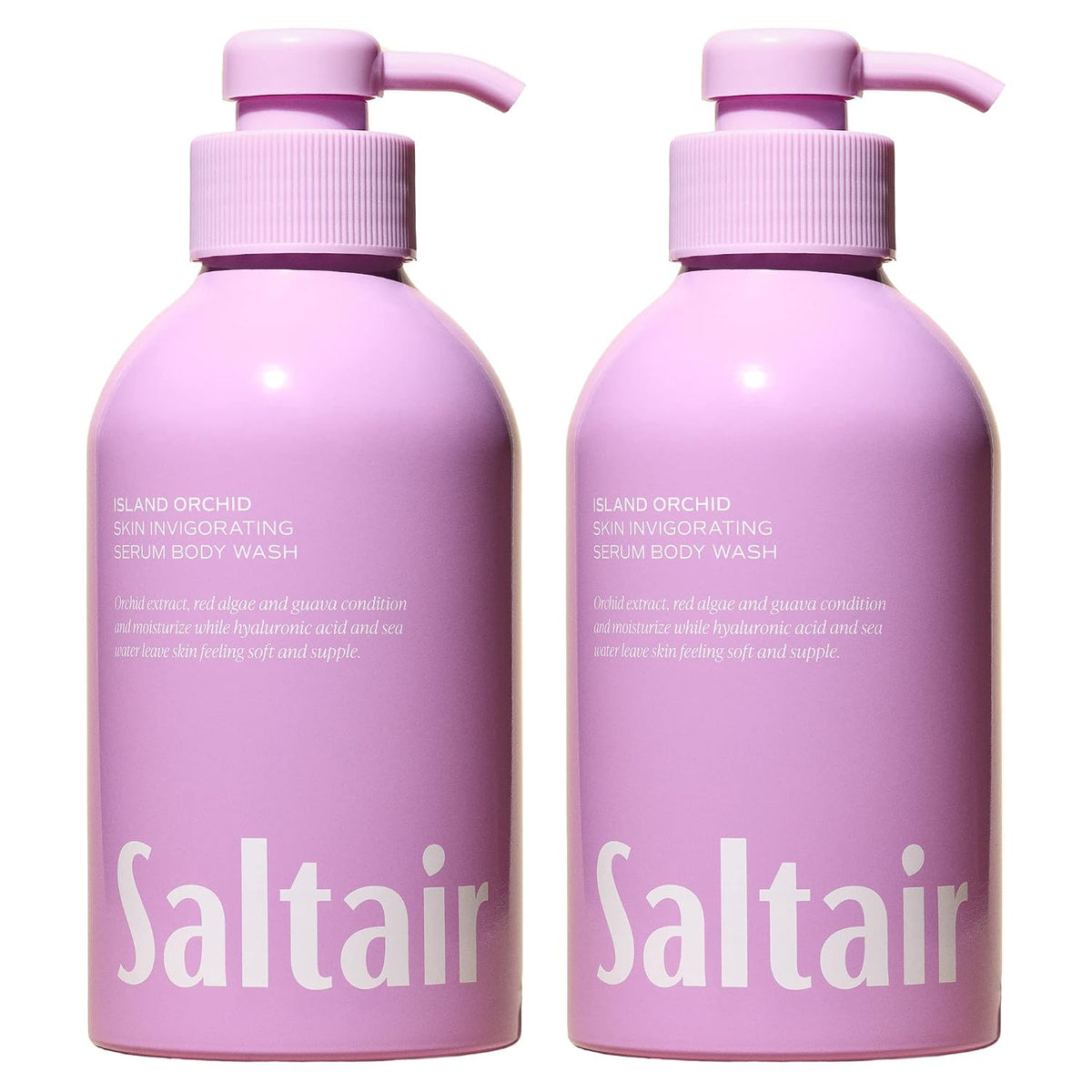 Saltair Body Wash Variety Pack | Santal Coconut Shower Gel Set | 2x 17oz