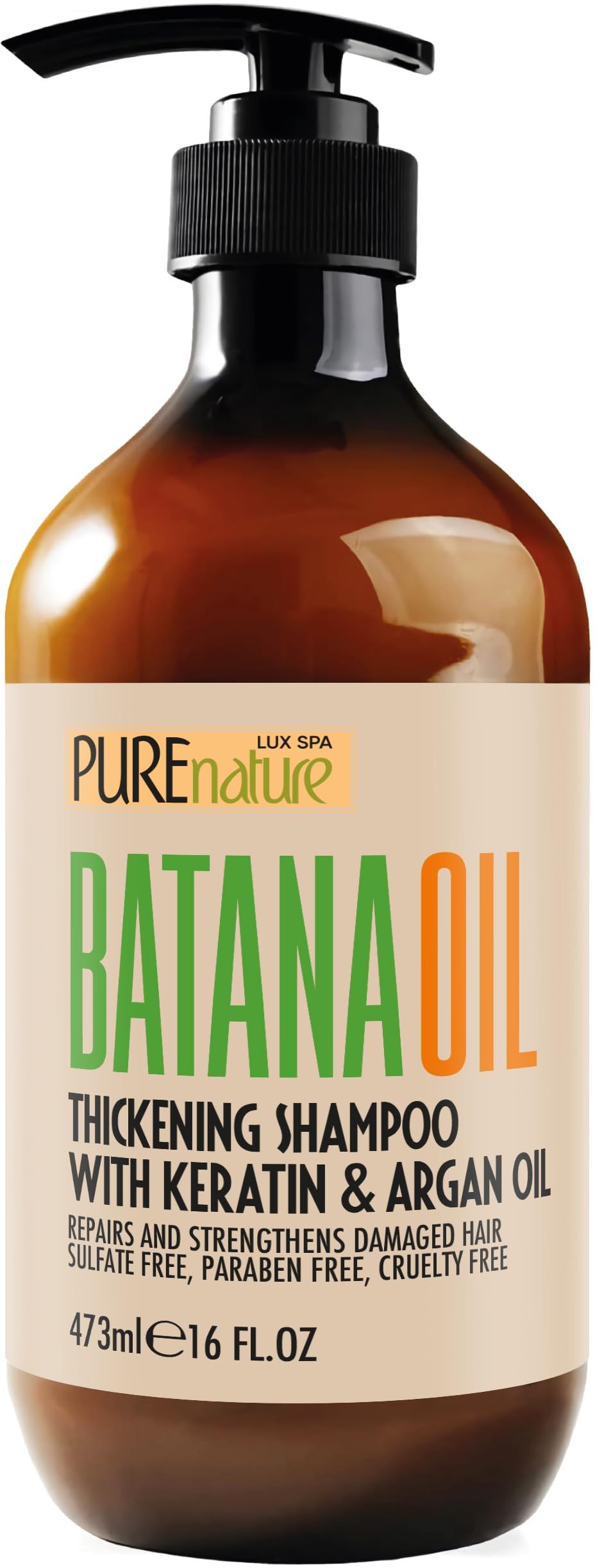 Moroccan Argan Oil Shampoo - Sulfate SLS Paraben Free Moisturizing Treatment for Women and Men - For All Types Including Curly, Dry, Damaged and Oily Hair - Hydrating and Nourishing - Salon Grade