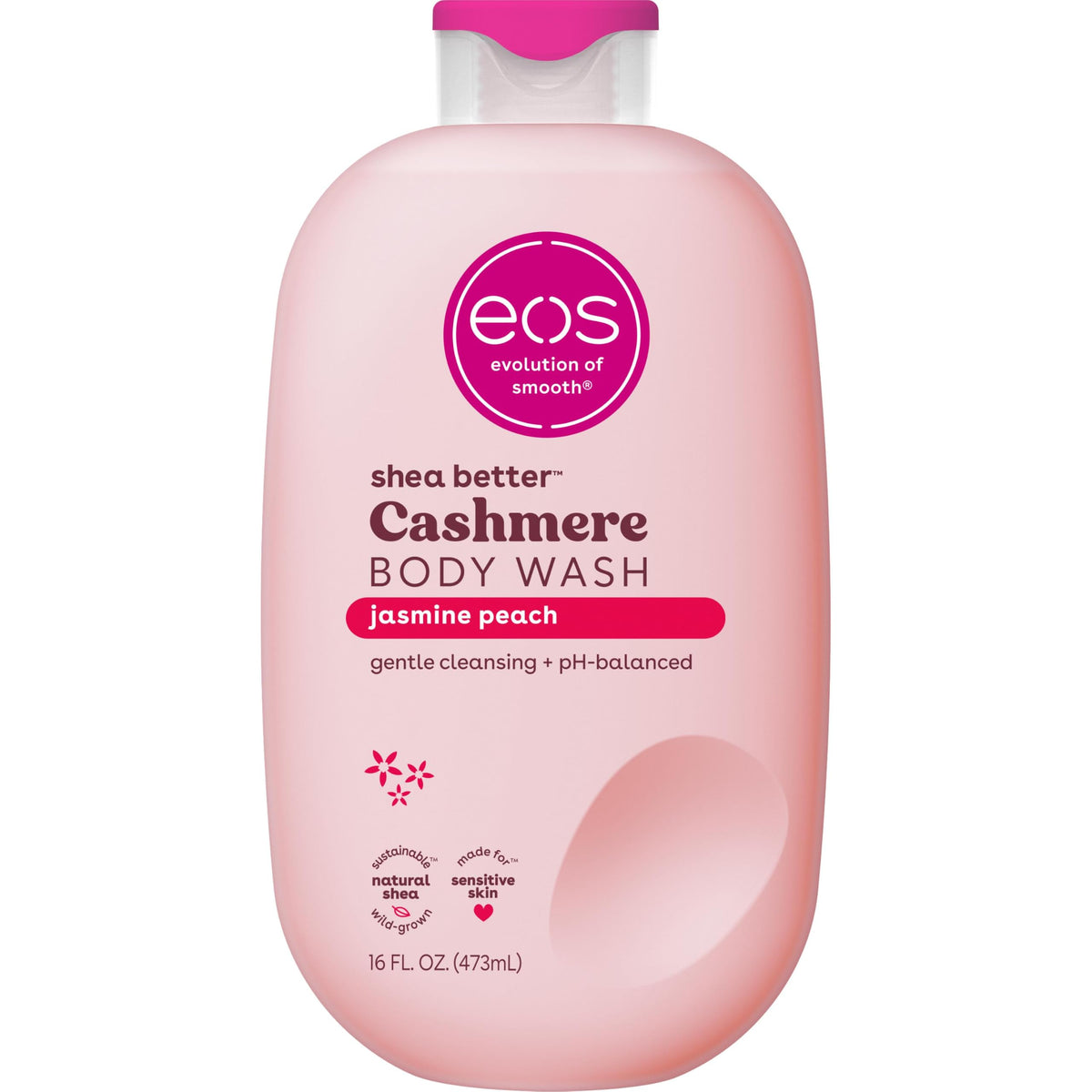 eos Cashmere Body Wash- Vanilla Cashmere, Creamy Gel with Shea Butter, 16 fl oz
