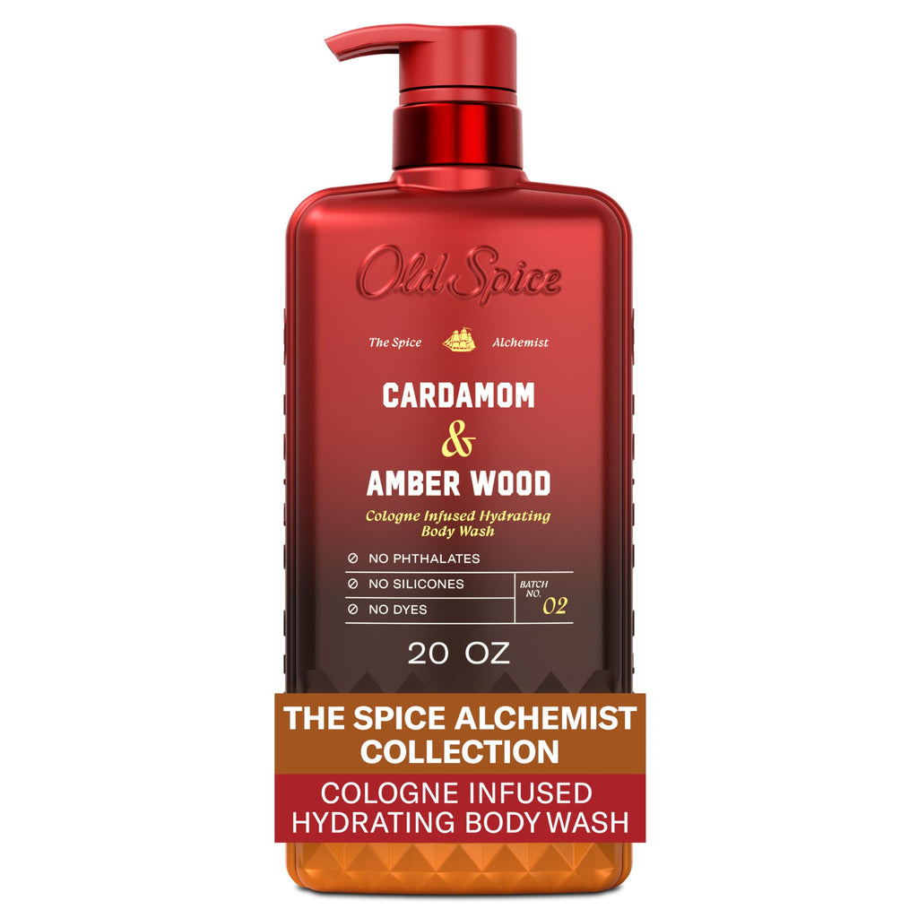 Old Spice Body Wash for Men, Cashmere + Vanilla Wood Scent, 20 fl oz