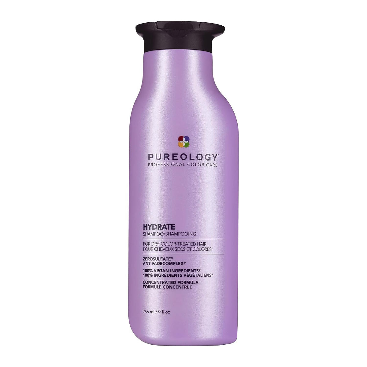 Pureology Hydrate Shampoo – Moisturizes & Nourishes Dry Hair, Sulfate-Free