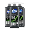 Dial Men 3-in-1 Body, Hair and Face Wash, Recharge, 23 Fl Oz, 3-Pack
